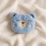 Support de téléphone ours bleu — vue du support en peluche — Cocooning